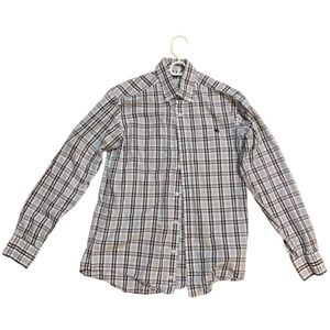 Onward Reserve Button Down Tailored Fit 100% Cotton Red/White/Blue